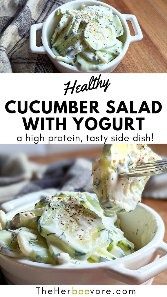 healthy cucumber salad with yogurt recipe greek tzatziki cucumber salad recipe with dill herbs 