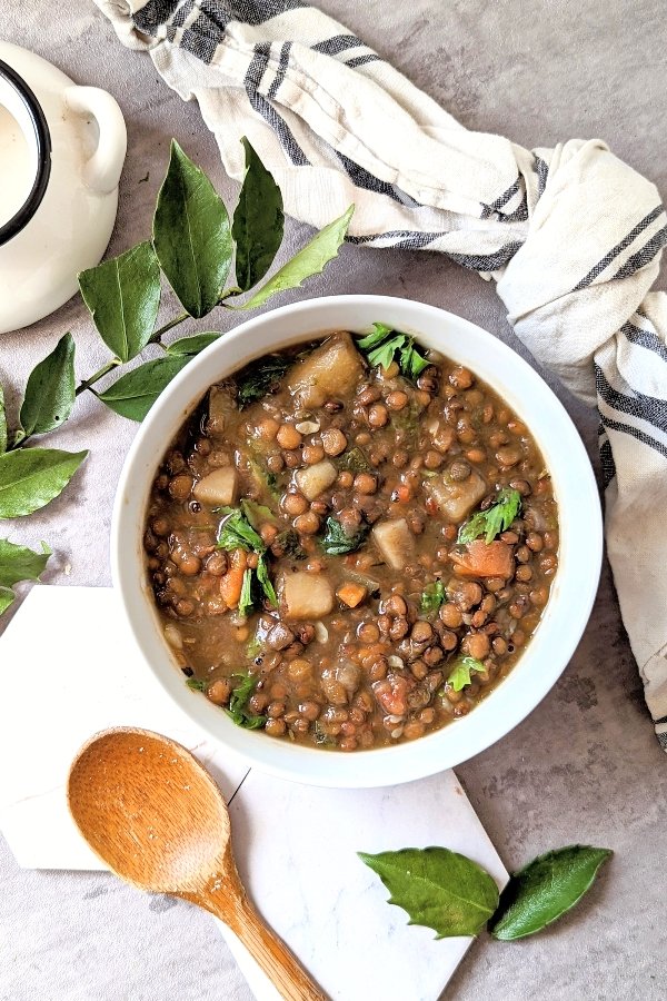 potato lentil soup recipe hearty filling vegan soup recipes with lentils and potatoes vegetarian gluten free plant based whole foods soup recipes high in fiber