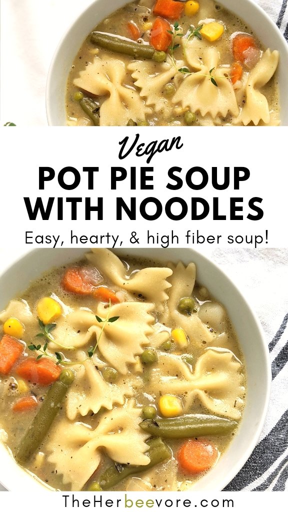 vegan pot pie soup recipe healthy vegan meal prep noodle soups make ahead dinners vegan comfort food recipes healthy homemade soup