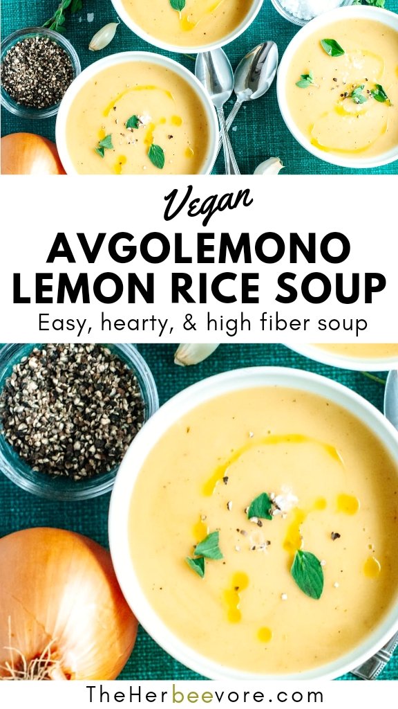 vegan avgolemono soup recipe dairy free eggless avgolemono egg and lemon soup vegan dairy free creamy soup recipes cozy fall soups