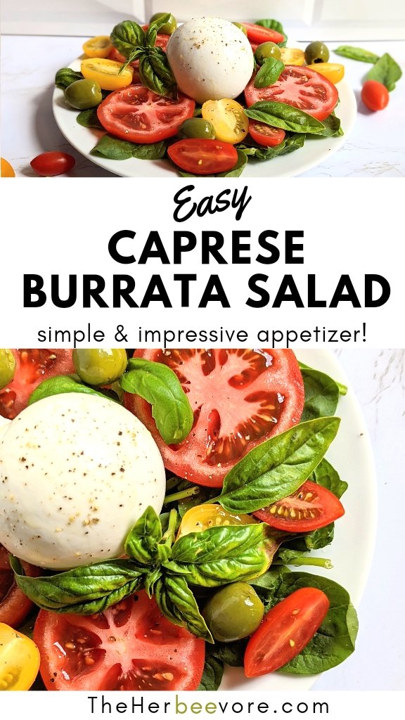 caprese burrata salad recipe tomato burrata salad recipe vegetarian cookout appetizers without meat