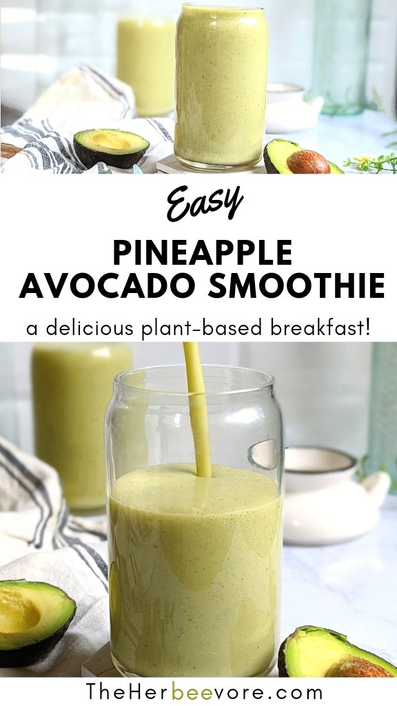 pineapple avocado smoothie recipe healthy green smoothie with tropical fruits and avocado fruit smoothie recipes