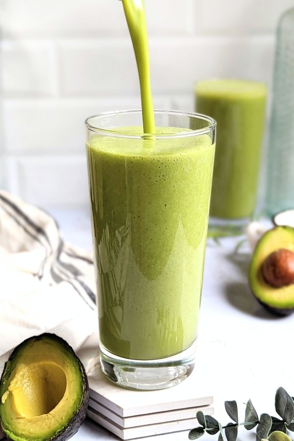 green smoothie with avocado recipe kale avo smoothie recipe with plant based ingredients and avocados in smoothies 
