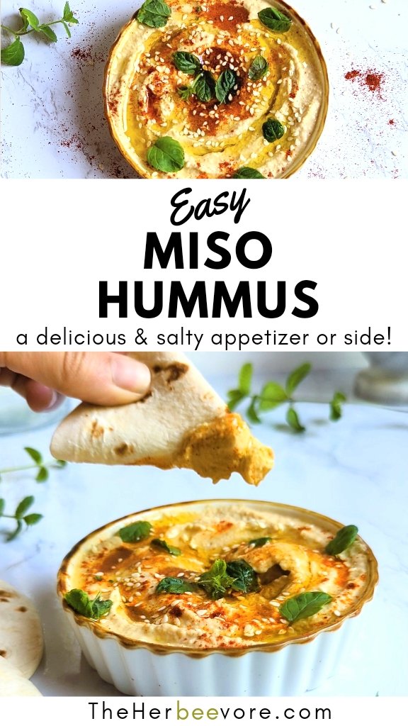 miso hummus recipe without salt easy blender of food processor hummus with miso paste asian hummus recipes