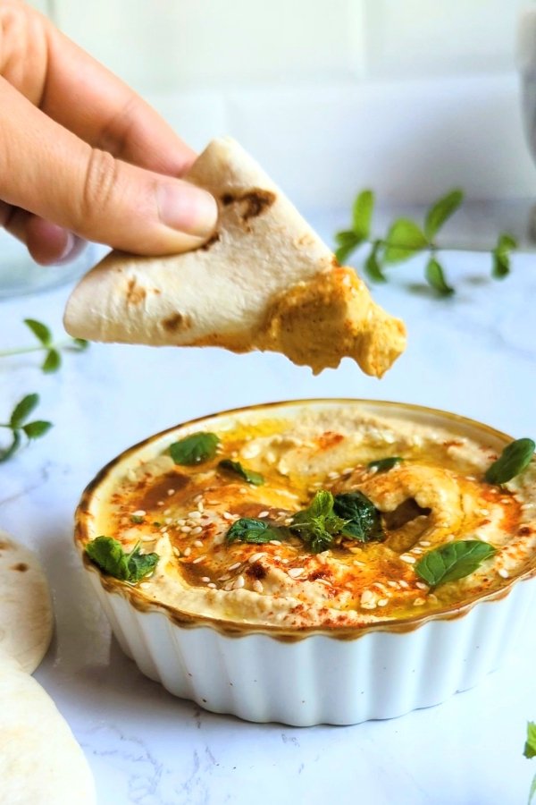 miso dip recipe miso chickpea hummus recipe spread with miso paste snacks for dipping vegan vegetarian and gluten free