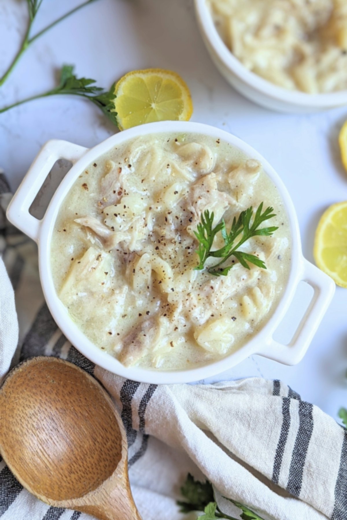 authentic greek avgolemono soup with orzo pasta dairy free avgolemono without dairy