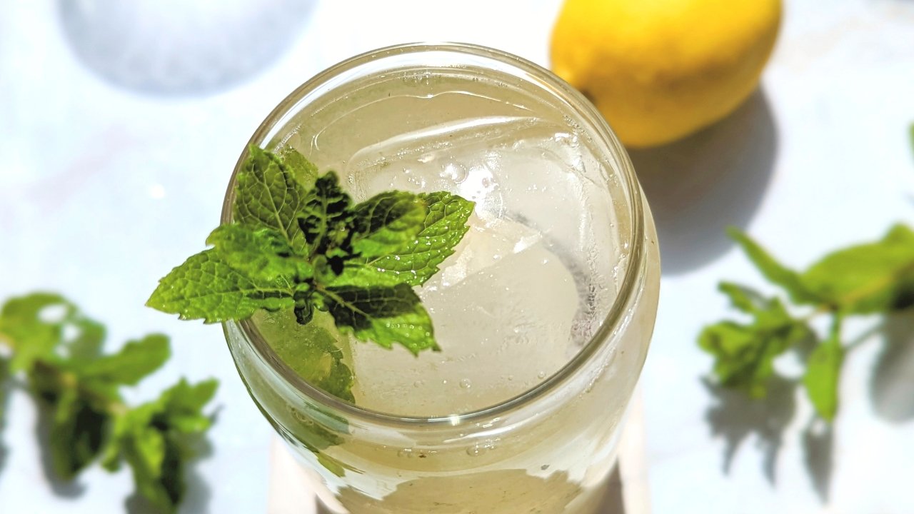 fresh mint lemonade refresher with mint hydrator drink sugar mint lemonade with fresh squeezed lemons easy recipes with lemons