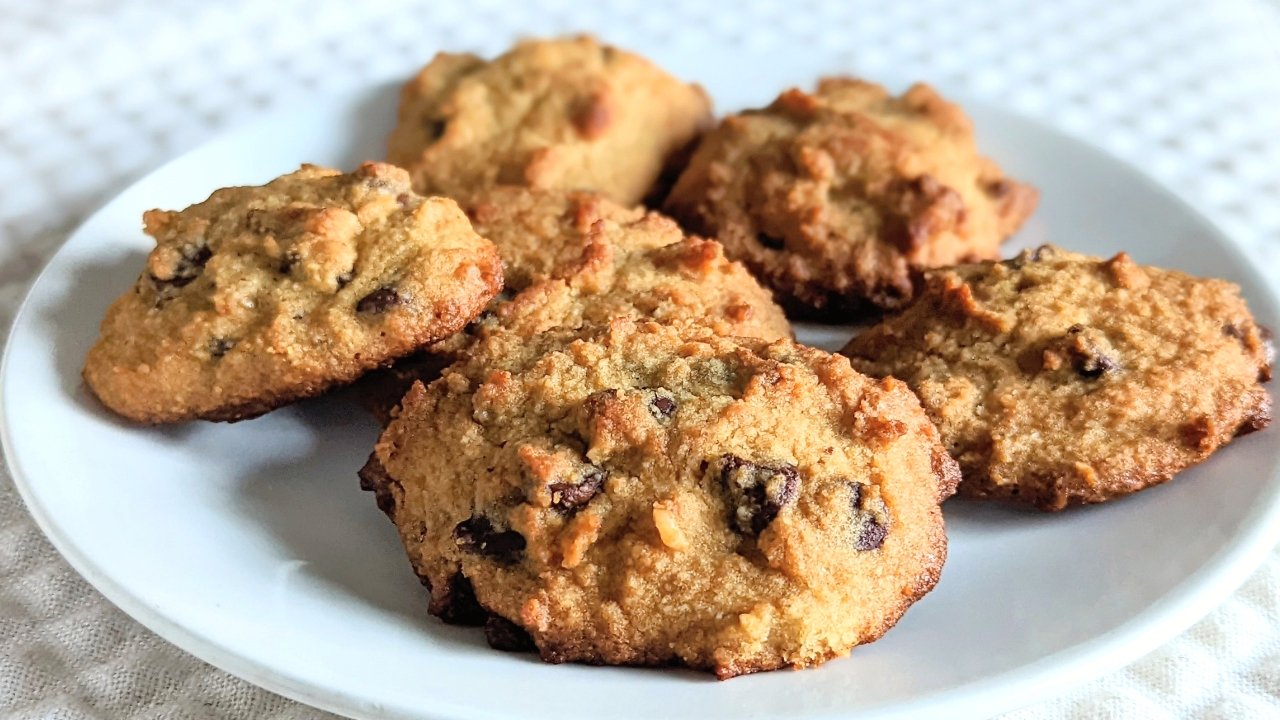 low carb chocolate chip cookie recipe keto almond flour cookies with keto chocolate chips recipe best sugar free cookies for diabetics and desserts