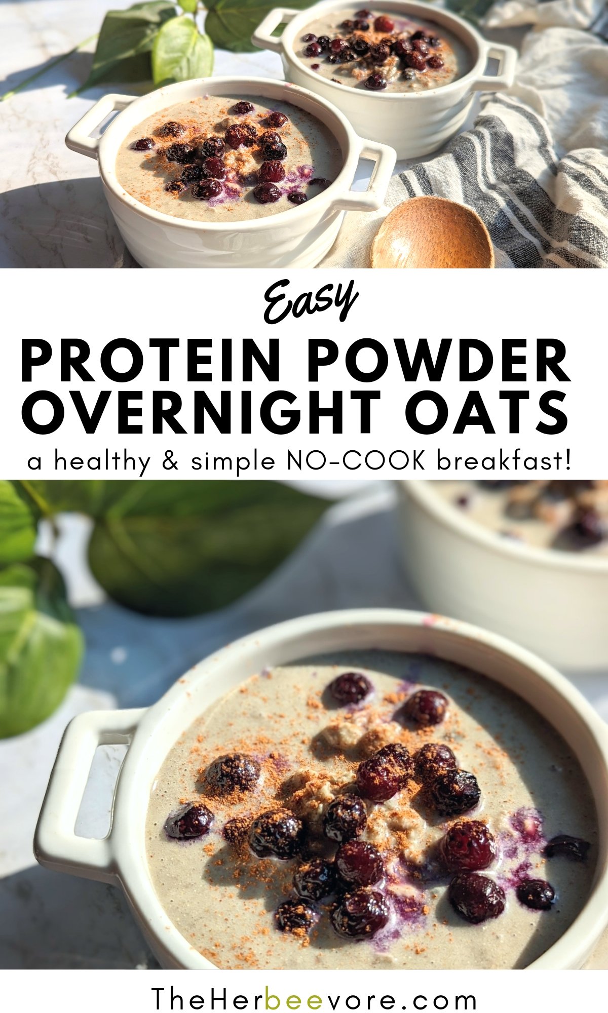 protein powder overnight oats recipe healthy high protein vegan overnight oats recipe with plant based protein