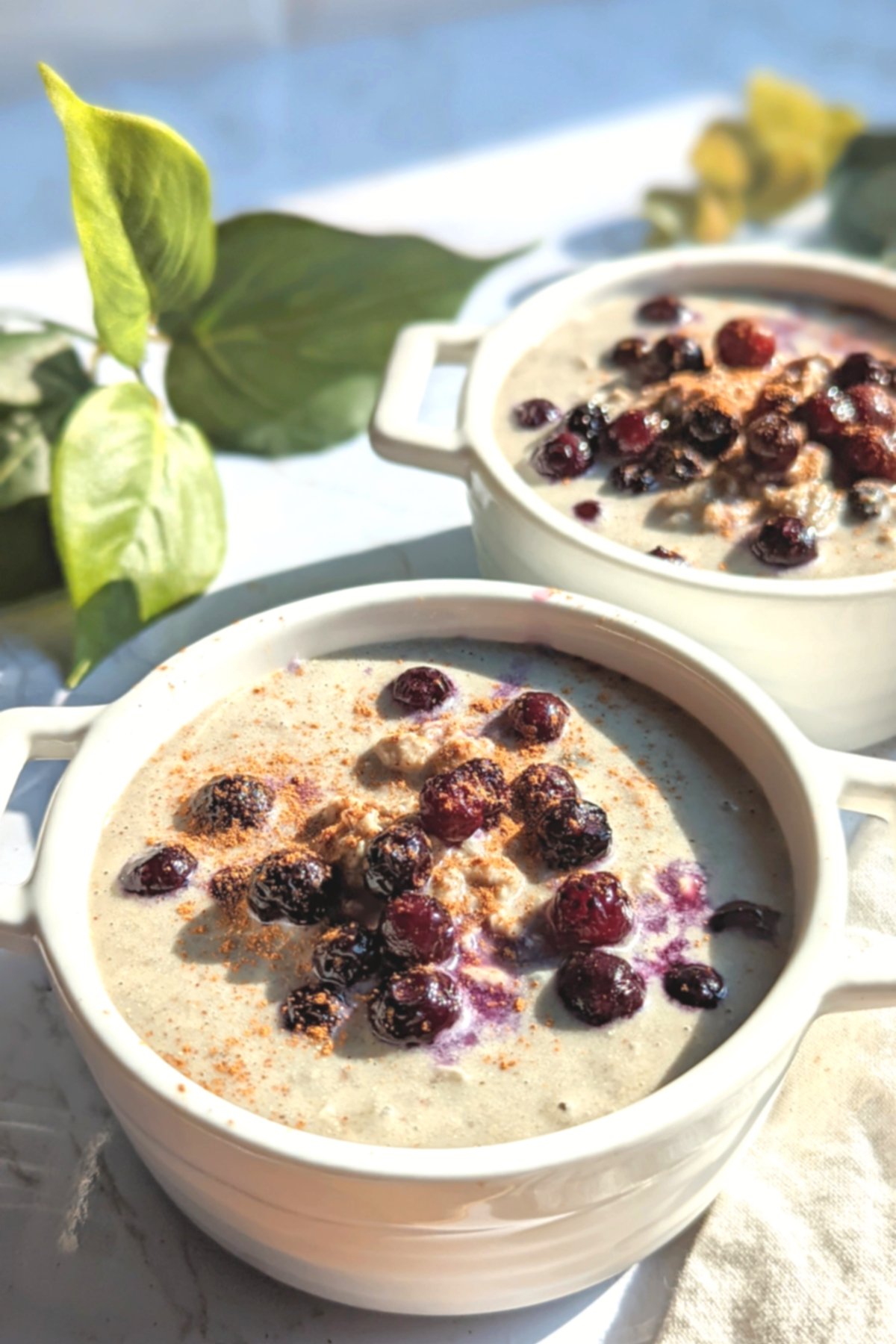 oatmeal with frozen fruit recipe healthy overnight oats with berries vegan high protein breakfasts with freezer ingredients
