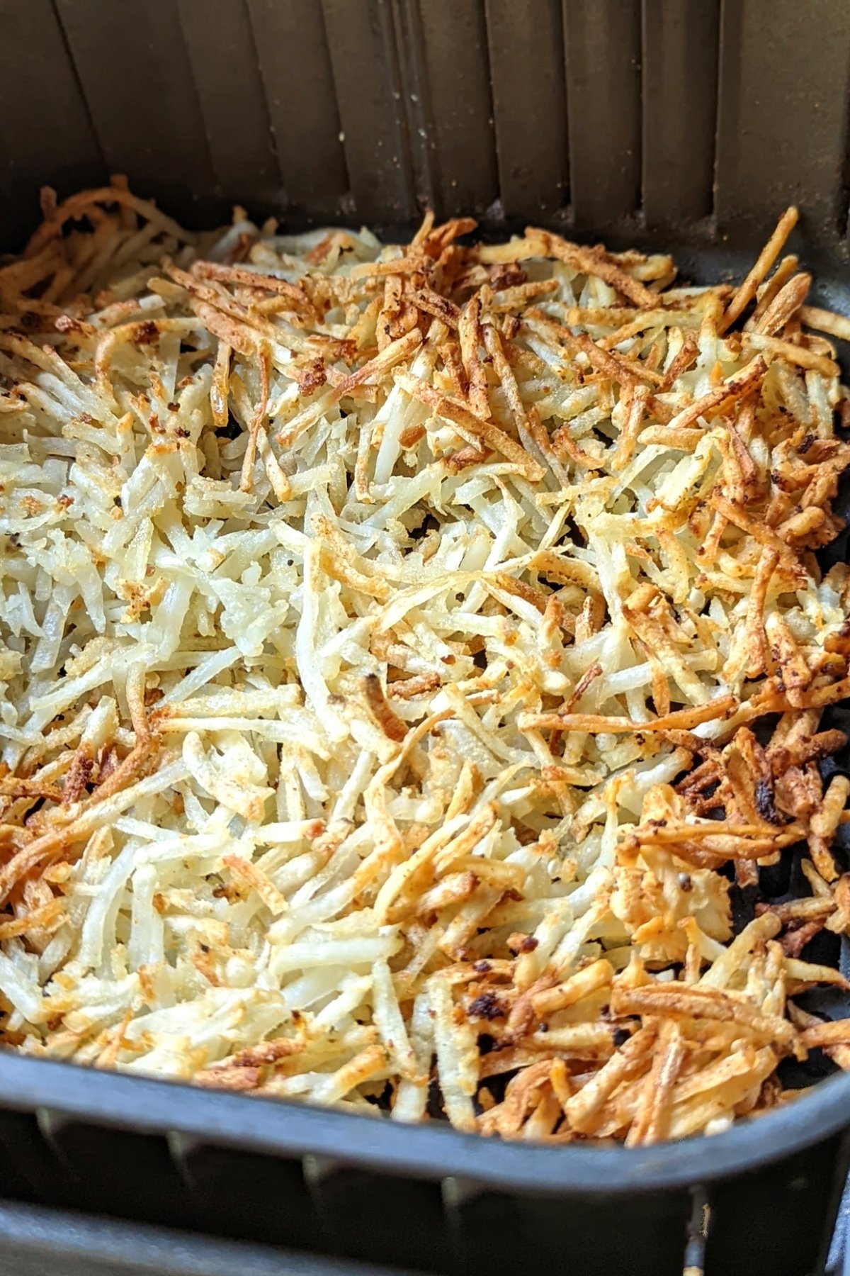 air fryer hash browns frozen recipe easy way to air fry hash browns or home fried potatoes without using the oven