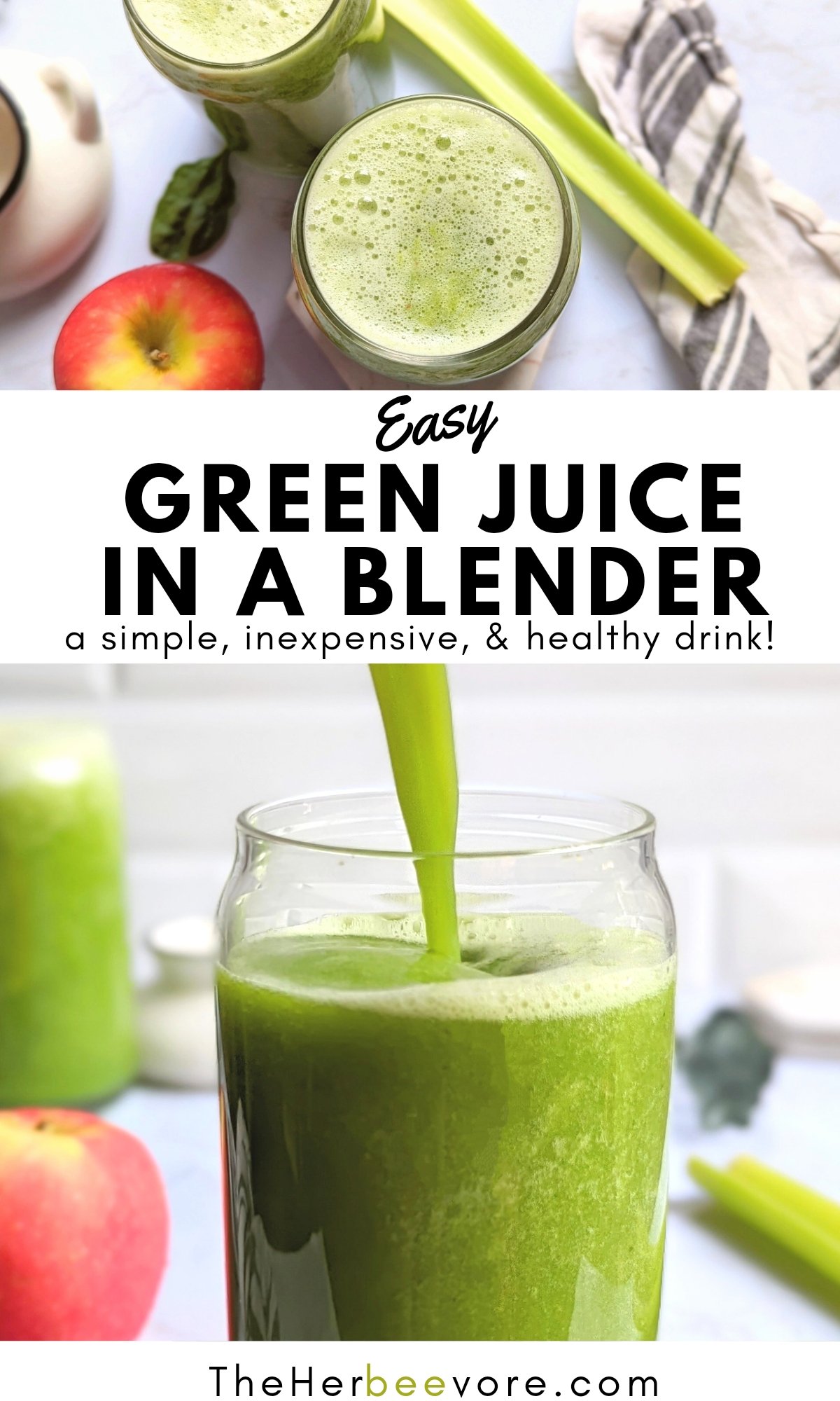 green juice in a blender recipe with apples celery spinach parsley oranges celery and cucumber
