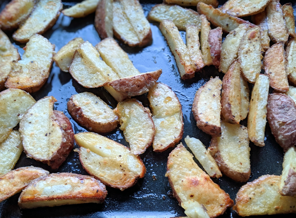 fries with red potatoes recipe how to cook red ptoatoes oven baked wedges with red potato fries crispy vegan gluten free vegetarian recipes for fries in the oven.