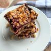 vegan gluten free blackberry oat bars