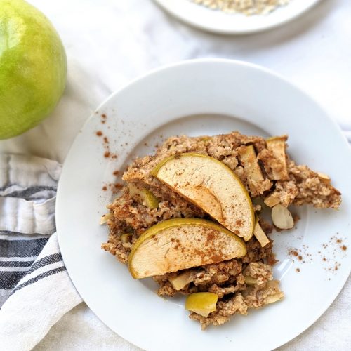 apple pie baked oatmeal recipe healthy baked oats with apples & cinnamon oatmeal baked in the oven
