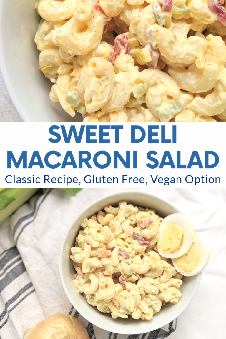 Deli Style Macaroni Salad Recipe (Vegetarian)