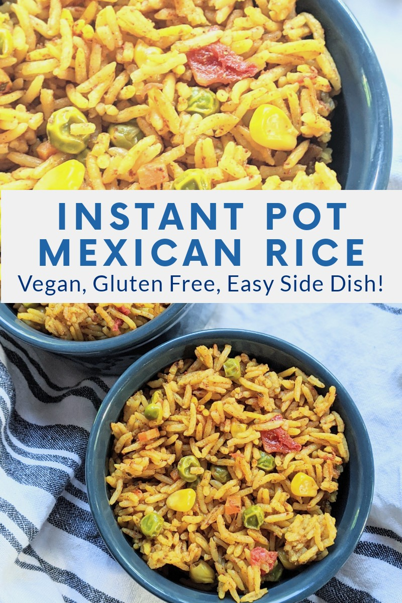 vegan mexican rice instant pot recipe yellow rice with turmeric