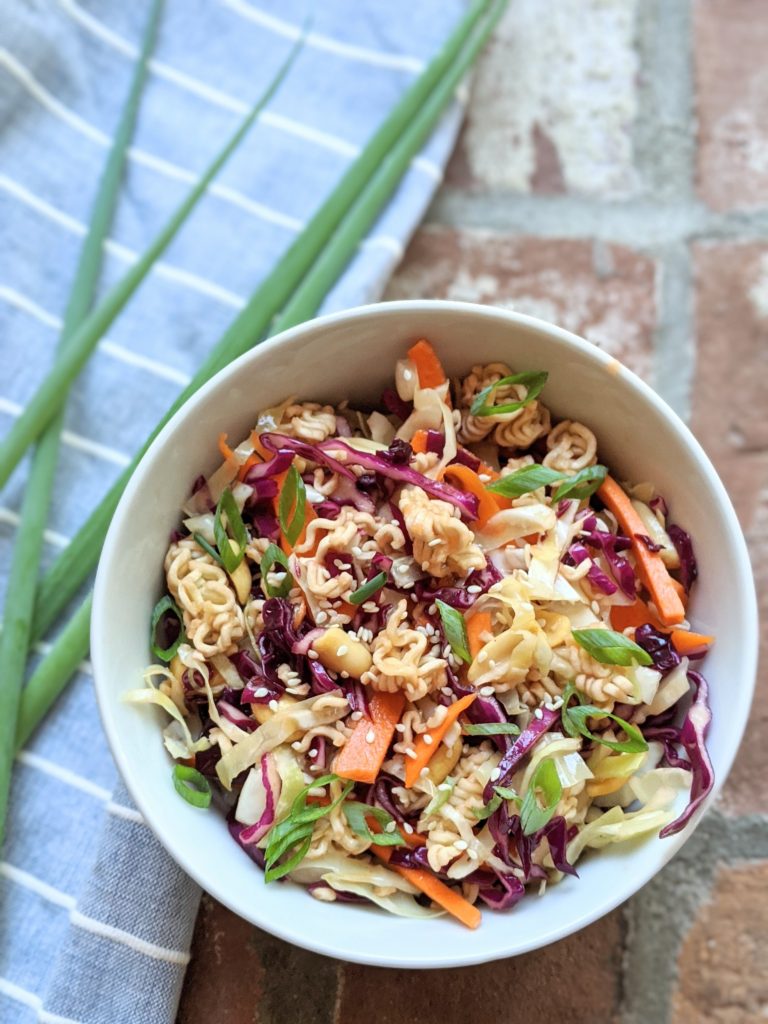 Vegan Ramen Noodle Salad Recipe - The Herbeevore