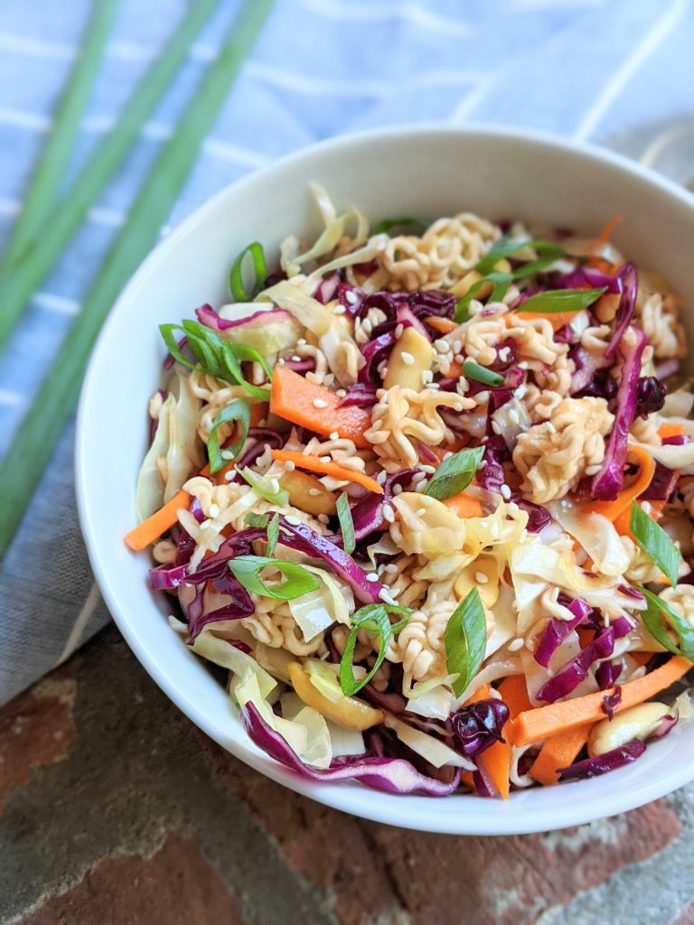 Vegan Ramen Noodle Salad Recipe - The Herbeevore