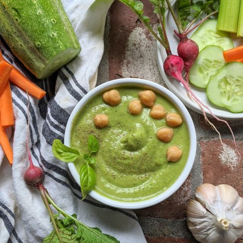 green garden hummus recipe healthy veggie hummus with kale fresh herbs