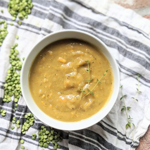 vegan split pea soup with sweet potatoes gluten free whole30