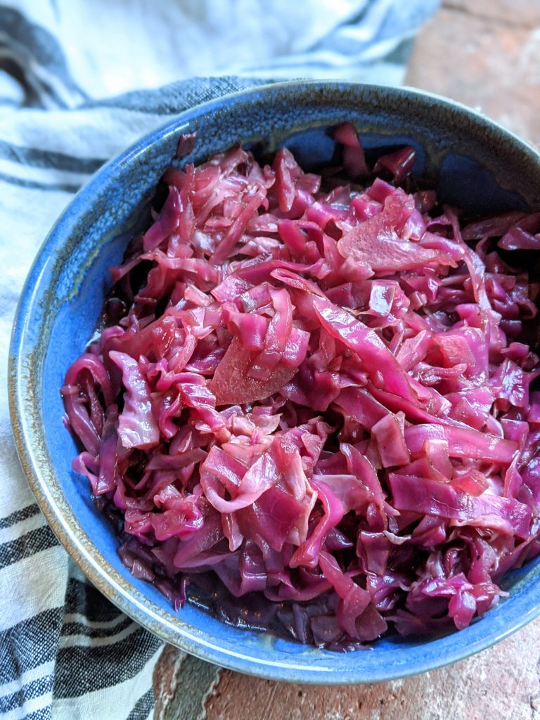 Sweet and Sour Red Cabbage Recipe (Vegetarian)