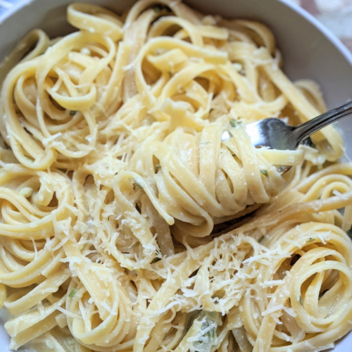 vegan white wine pasta sauce recipe healthy gluten free dairy free vegetarian meatless monday veganuary