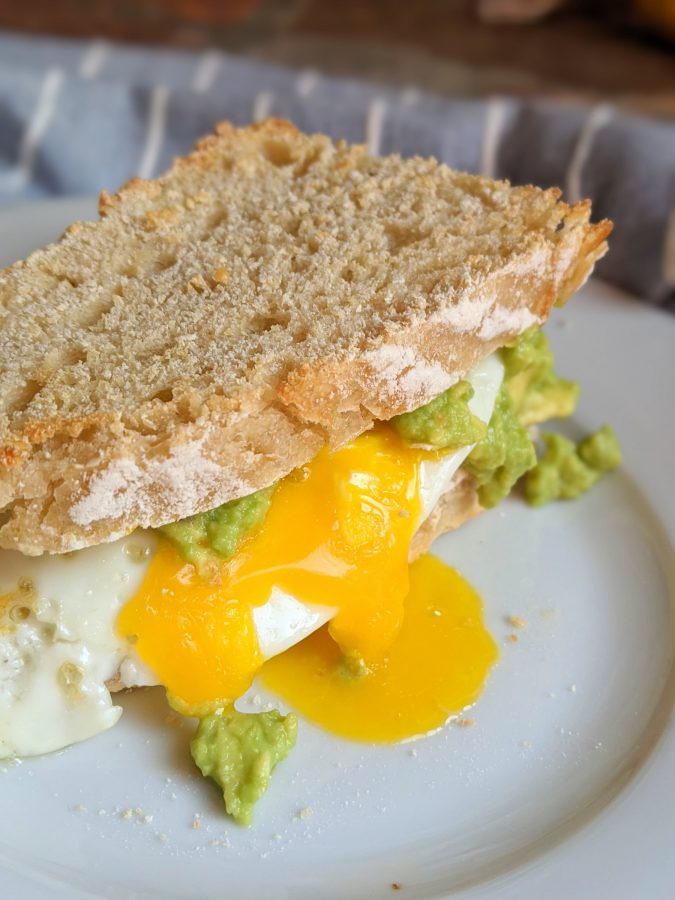 Avocado Toast Breakfast Sandwich (Vegetarian, Gluten Free)