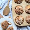 apple cinnamon muffins with applesauce healthy vegan dairy free no eggs
