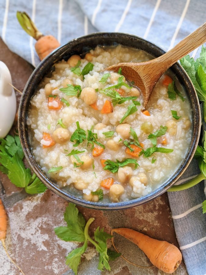 Chickpea Rice Soup Recipe