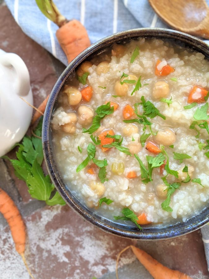 Chickpea Rice Soup Recipe