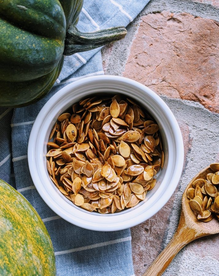 Roasted Acorn Squash Seeds Recipe The Herbeevore