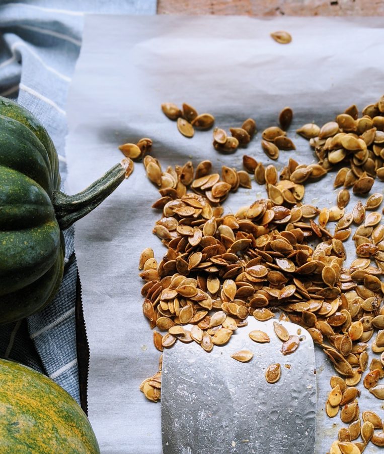 Roasted Acorn Squash Seeds Recipe The Herbeevore