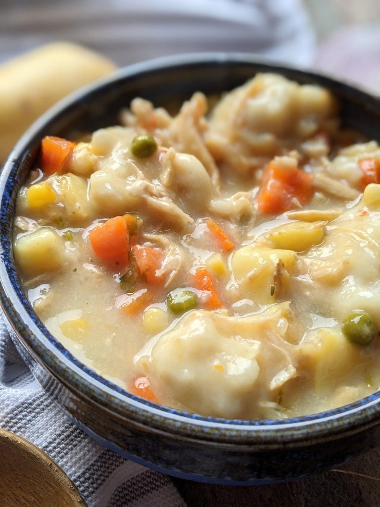 Gluten Free Chicken and Dumplings Recipe (Dairy Free)