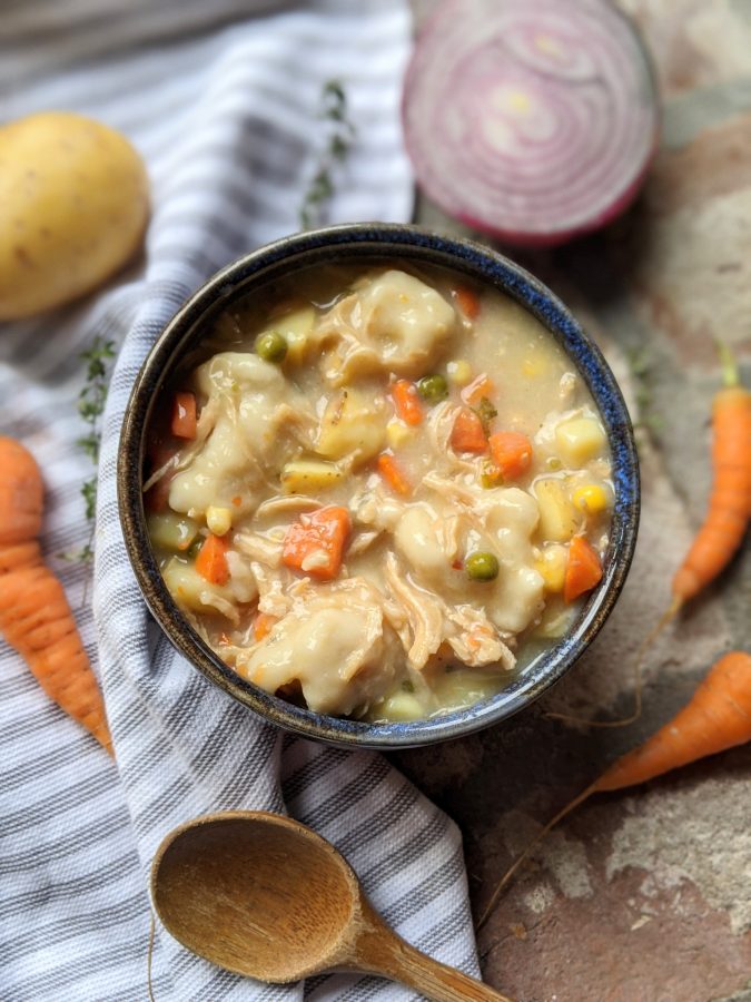 Dairy Free Chicken And Dumplings Recipe - The Herbeevore