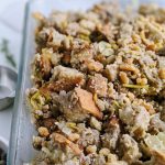 low sodium stuffing recipes with sourdough bread vegan vegetarian meatless plant based sage stuffing