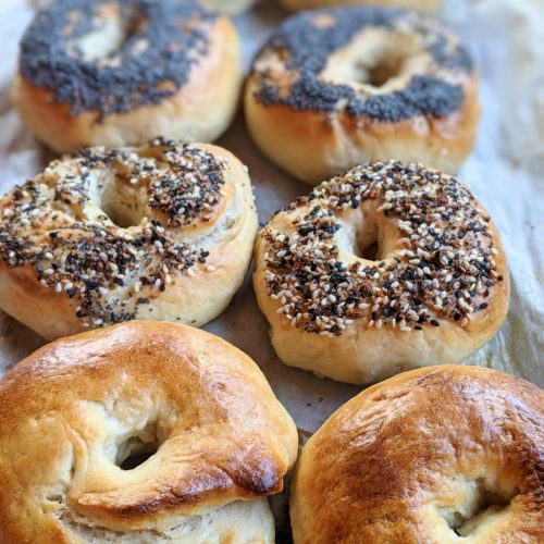 veagn sourdough bagels recipe from scratch from sourdough discard starter recipe healthy bagel homemade