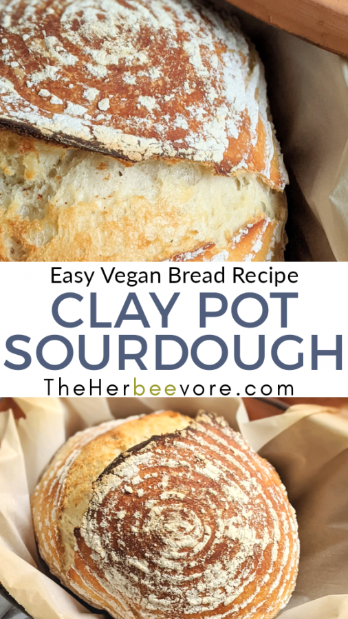 Clay Pot Sourdough Bread Recipe The Herbeevore