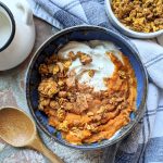 pumpkin yogurt bowl for breakfast brunch parfait easy granola bowls for healthy breakkies recipes veganuary gluten free vegan vegetarian healthy