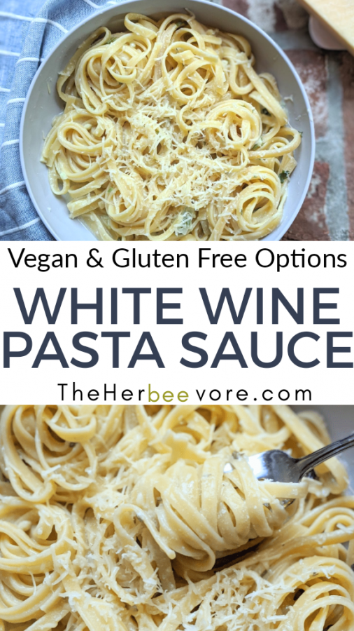 White Wine Pasta Sauce with Garlic & Herbs Recipe The Herbeevore