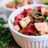 winter salad recipe with apples and beets healthy raw vegan salads hearty filling fiber with apple cider vinaigrette dressing easy low calorie homemade
