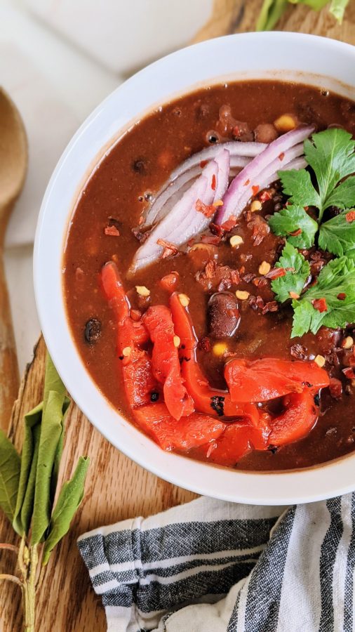 Three Bean Chili Recipe (Vegetarian, Gluten Free)