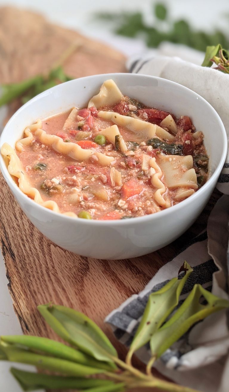 High Protein Lasagna Soup Recipe