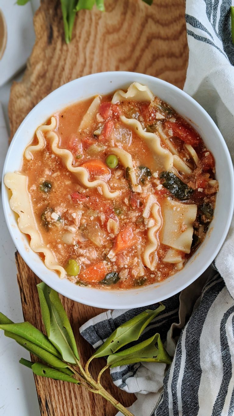 High Protein Lasagna Soup Recipe