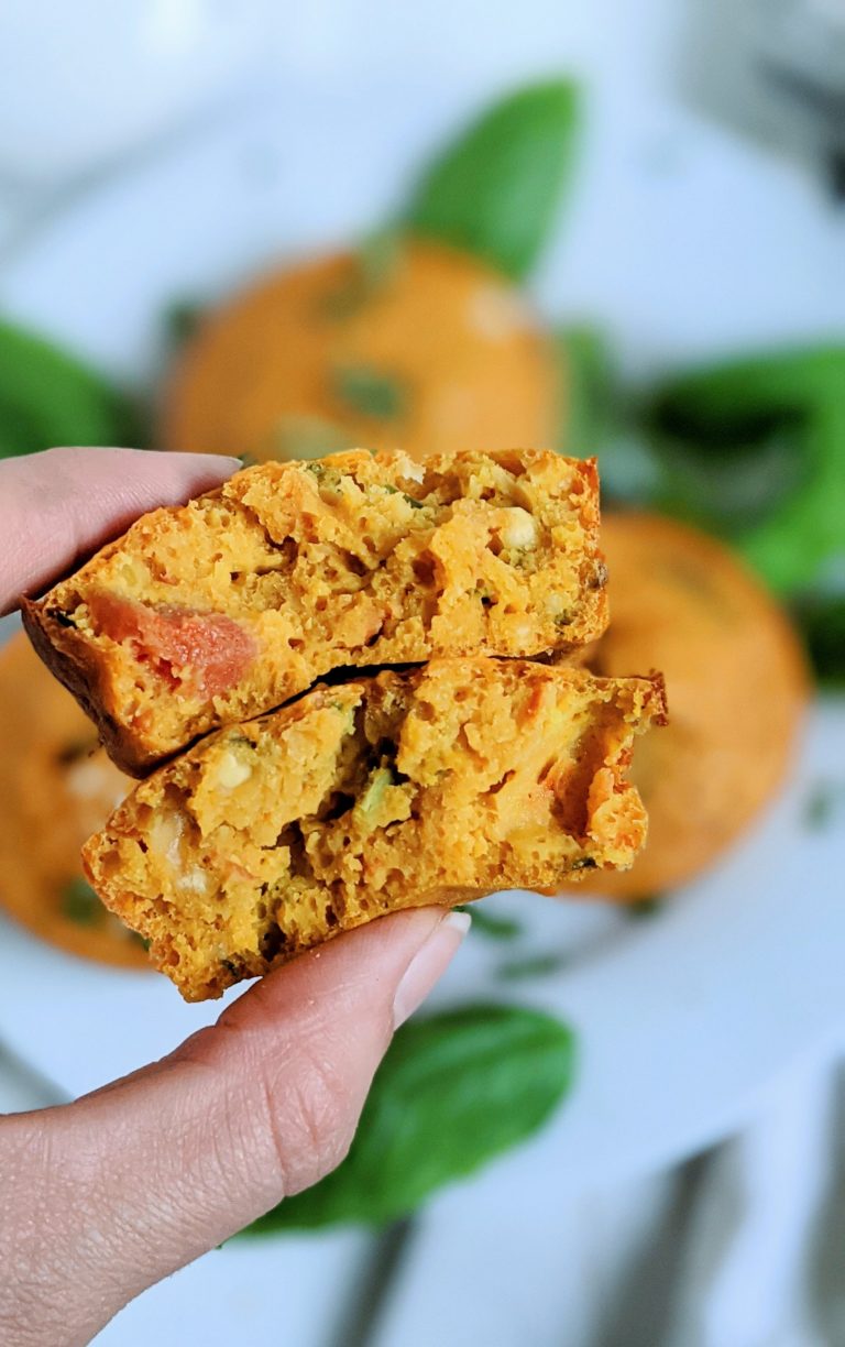 Savory Chickpea Muffins with Tomato & Basil Recipe The Herbeevore