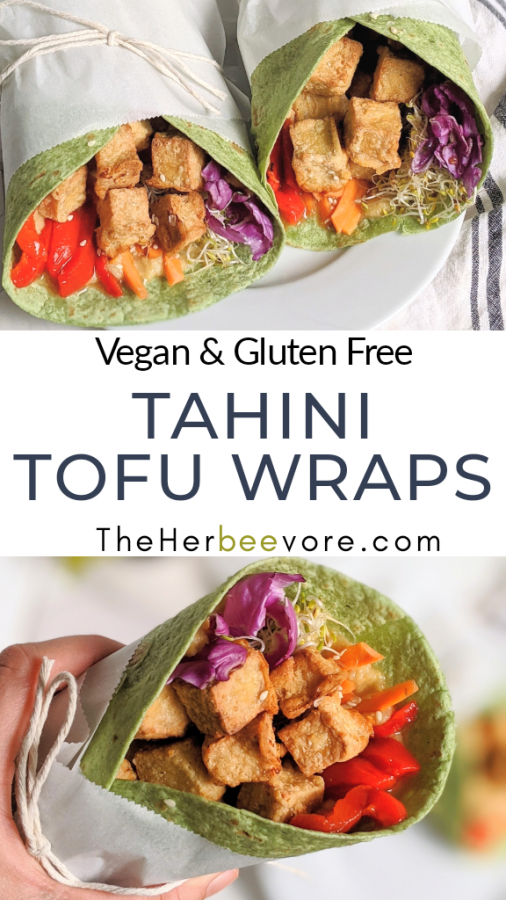 Crispy Tofu Wraps Recipe (Vegan)