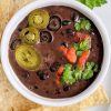 vegetarian black bean queso recipe gluten free high protein appetizer dip recipe healthy homemade vegetable dip with black beans at home super bowl party recipes game day recipes