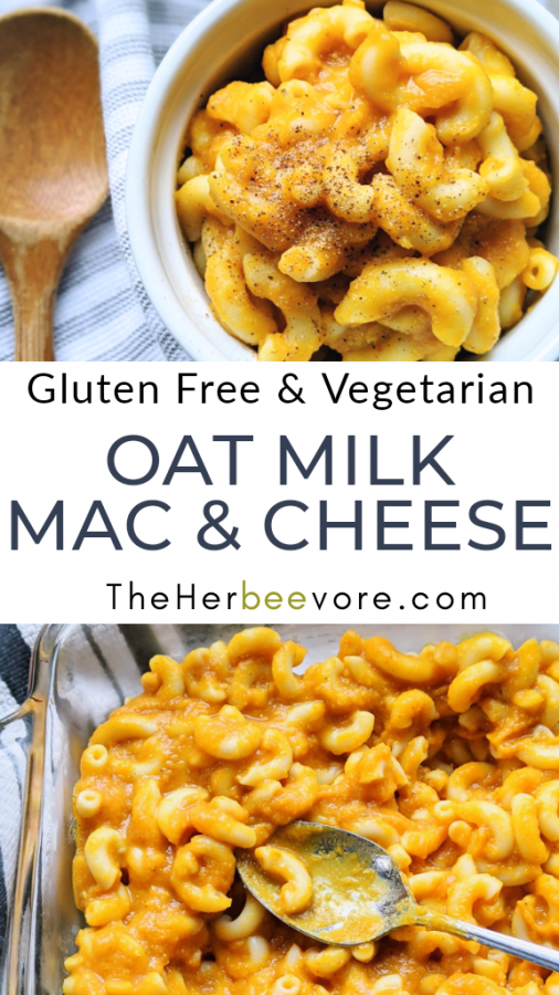 Oat Milk Mac and Cheese Recipe (Gluten Free, Vegetarian)