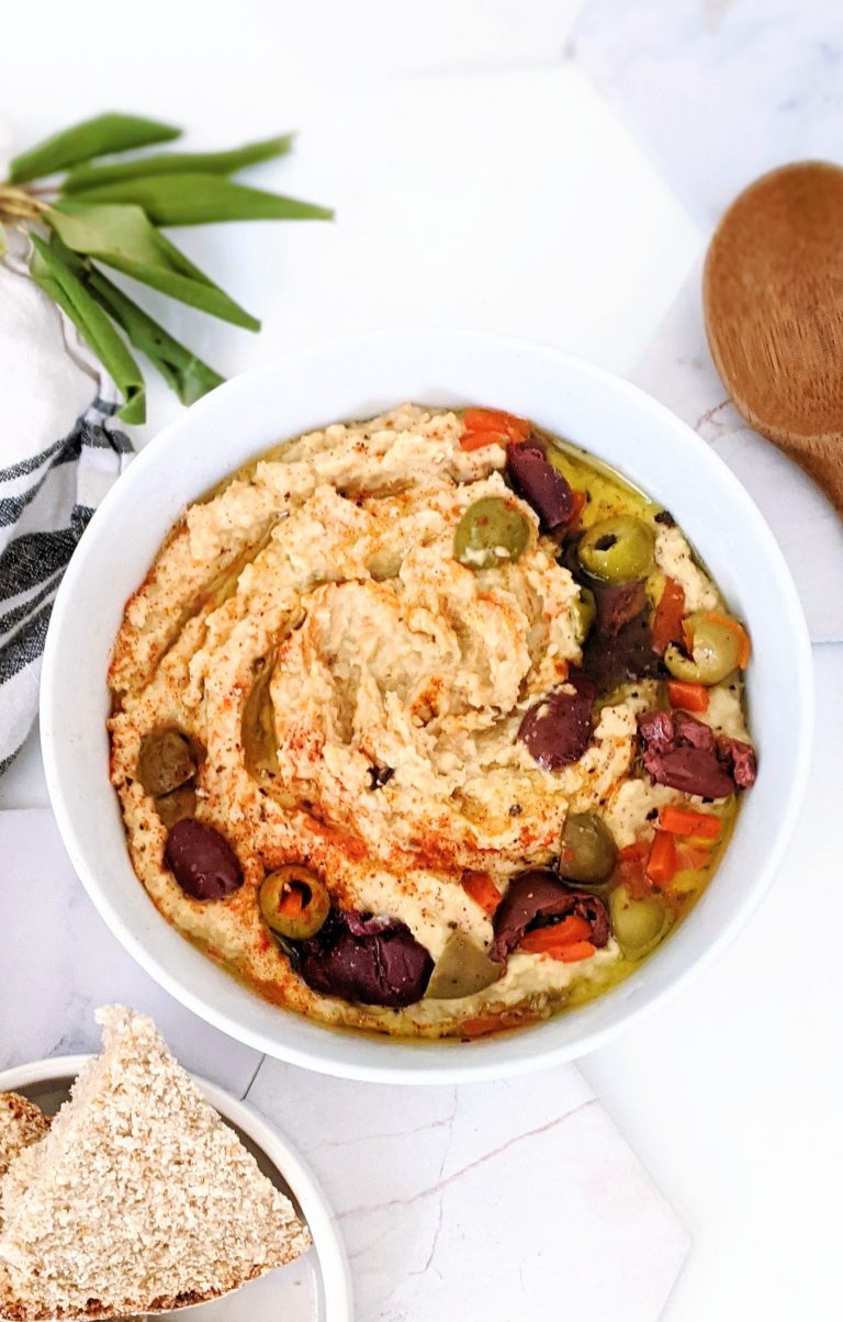 Olive Hummus Recipe without Tahini The Herbeevore