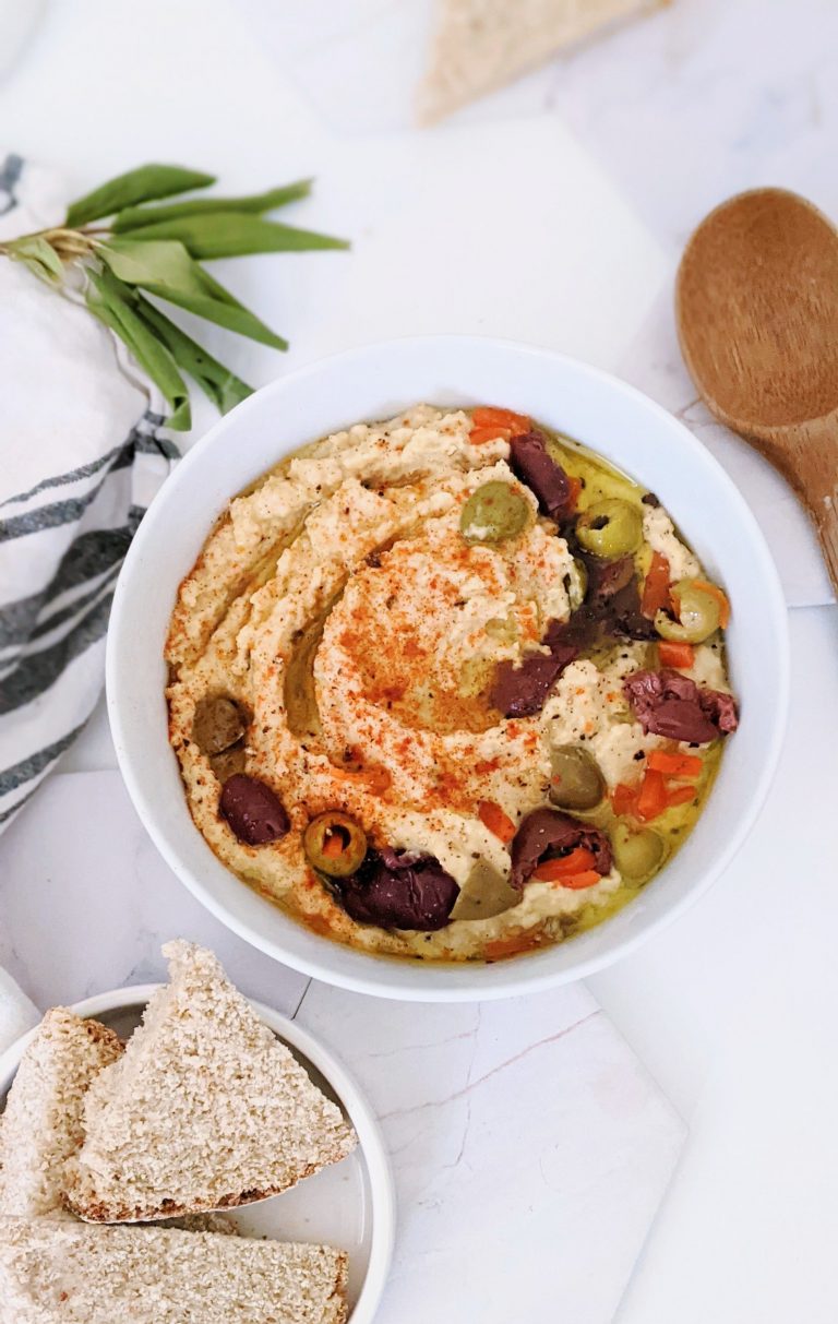 Olive Hummus Recipe without Tahini